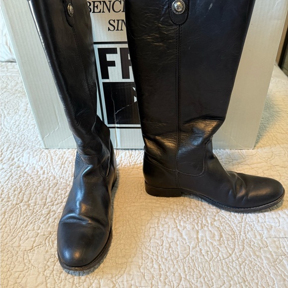 Frye Shoes - Frye Melissa Black Leather Women's Boots
